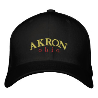 Casquette Brodée Akron Ohio Brodé Ballcap