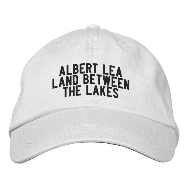 Casquette Brodée ALBERT LEA chapeau Minnesota (Devant)