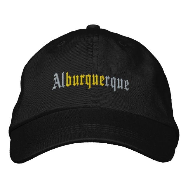 Casquette Brodée Alburquerque (Devant)