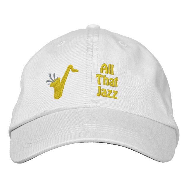 Casquette brodée All that Jazz (Devant)