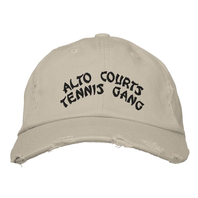 Casquette Brodée ALTO COURTStennis gang (Devant)