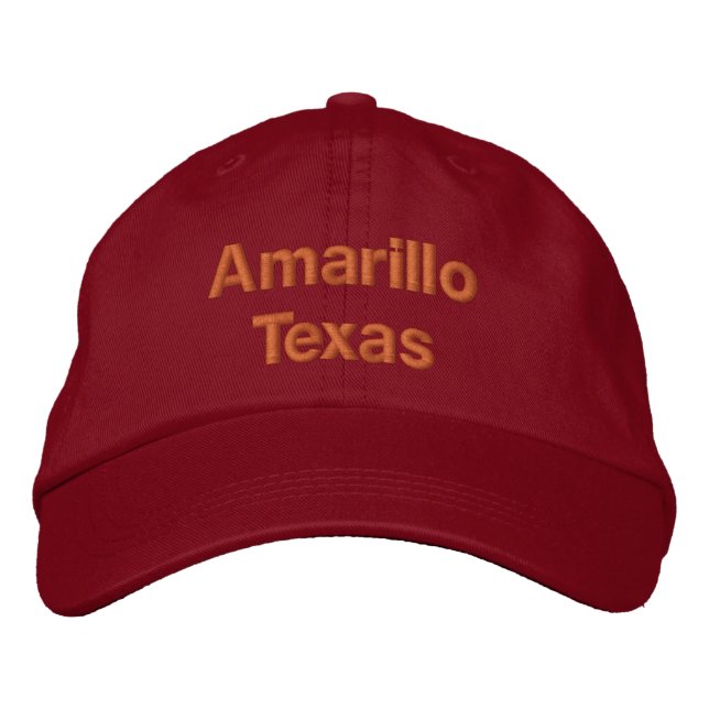 Casquette Brodée Amarillo Texas (Devant)