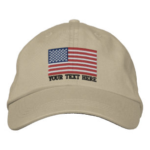 Casquette Brodée American Flag USA Personnalisez-le ! Grande broder