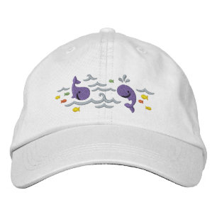 Casquette Brodée Amusement baleine