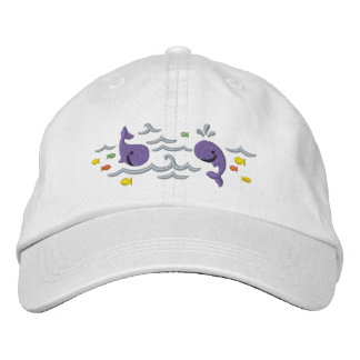 Casquette Brodée Amusement baleine