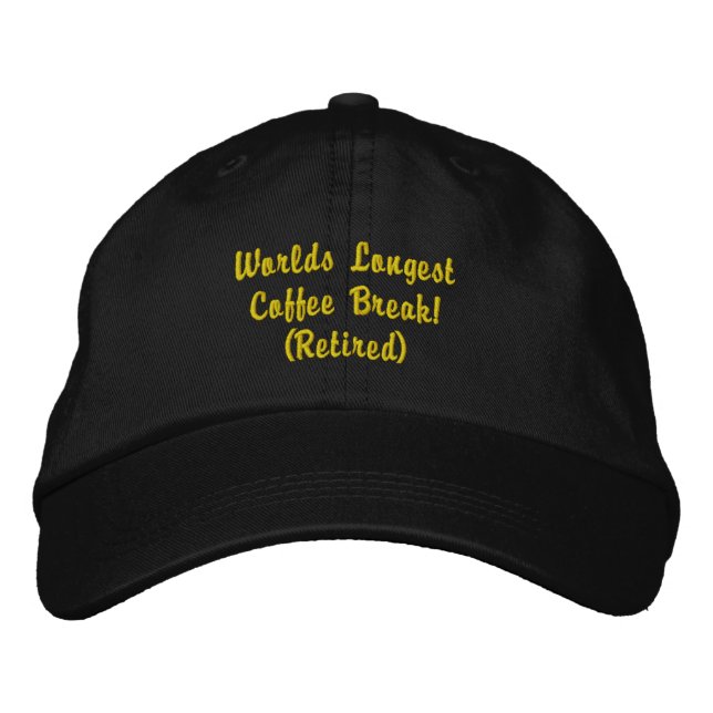 Casquette Brodée Amusement du recyclage (Devant)