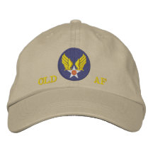 Ancien chapeau brodé de l'armée de l'air