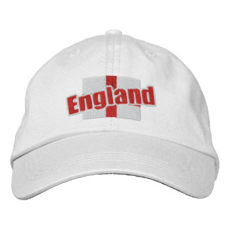 Casquette Brodée Angleterre St Georges Croix Drapeau Patriotique Av