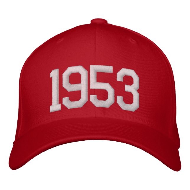 Casquette Brodée Année 1953 (Devant)