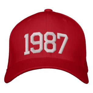 Casquette Brodée Année 1987