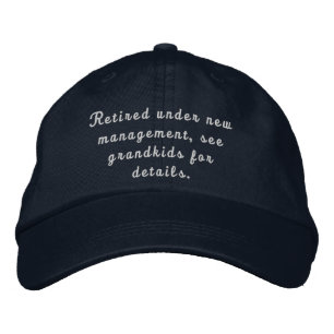 Casquette Brodée Année d'or de retraite des grands-parents Cadeau h