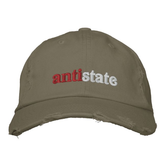 Casquette Brodée Antistate (Devant)