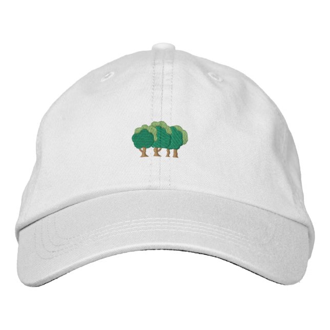 Casquette Brodée Arbres (Devant)
