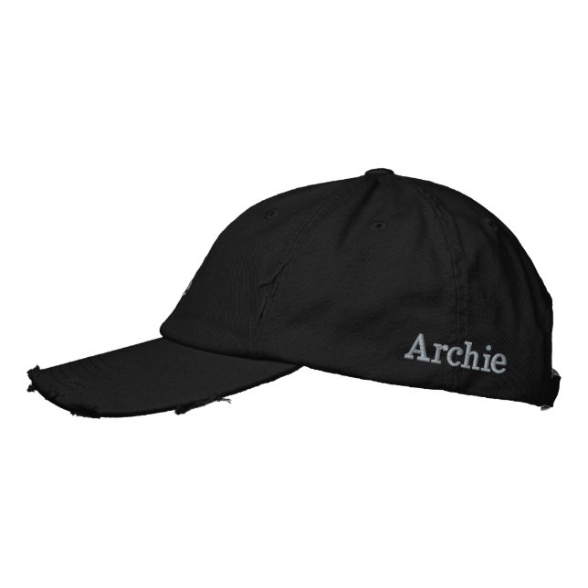 Casquette Brodée "Archie" Nom Masculin Brodé, (Gauche)
