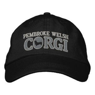 Casquette Brodée Argent Pembroke Welsh Corgi