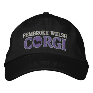 Casquette Brodée Argent Pembroke Welsh Corgi