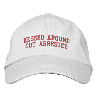 Casquette Brodée Arrestation