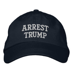 CASQUETTE BRODÉE ARRÊTER TRUMP