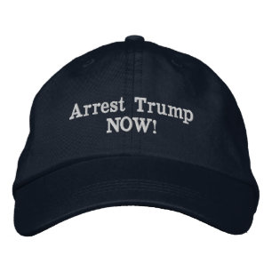 Casquette Brodée Arrêtez Trump MAINTENANT !
