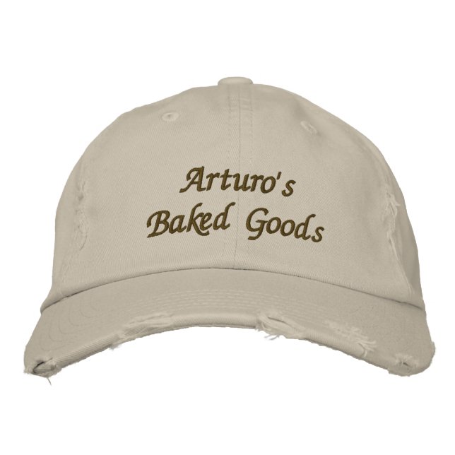 Casquette Brodée Arturo's Baked Goods & More (Devant)