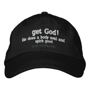 Casquette Brodée attrape Dieu ! Il fait du bien corporel. gotGod316