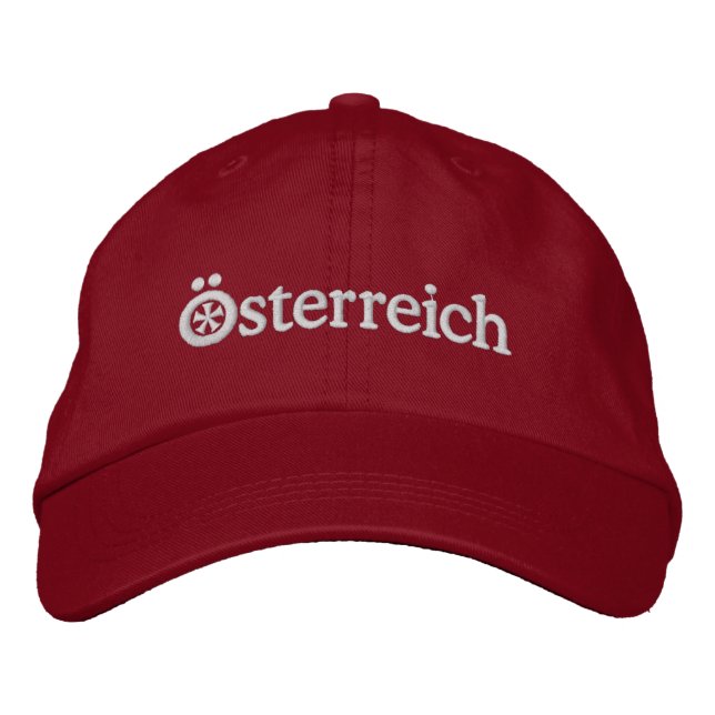 Casquette Brodée Autriche  - Osterreich (Devant)