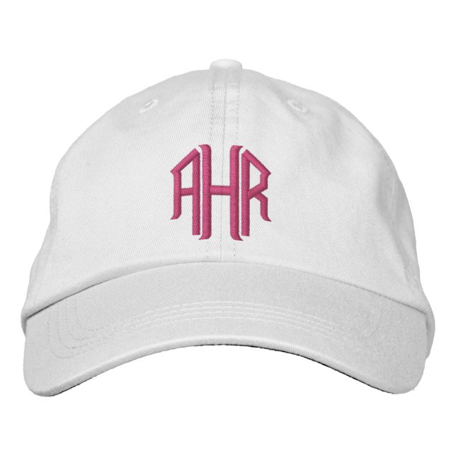 Casquette brodée avec monogramme (Devant)