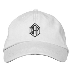 Casquette brodée avec police de bloc personnalisée