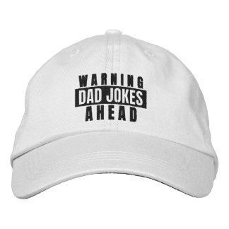 Casquette Brodée Avertissement papa plaisante à l'avance