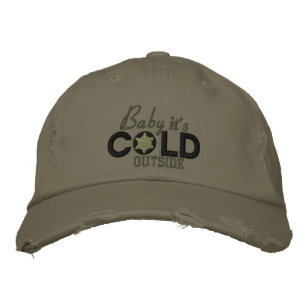 Casquette Brodée Baby It's Cold Outside Snowflake Military Style