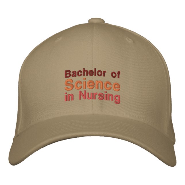 Casquette Brodée baccalauréat en sciences infirmières (Devant)