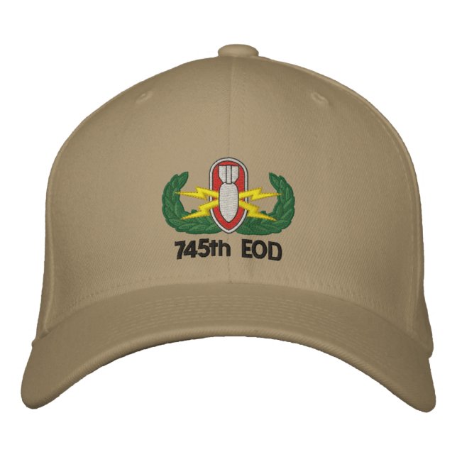 Casquette Brodée badge EOD (Devant)