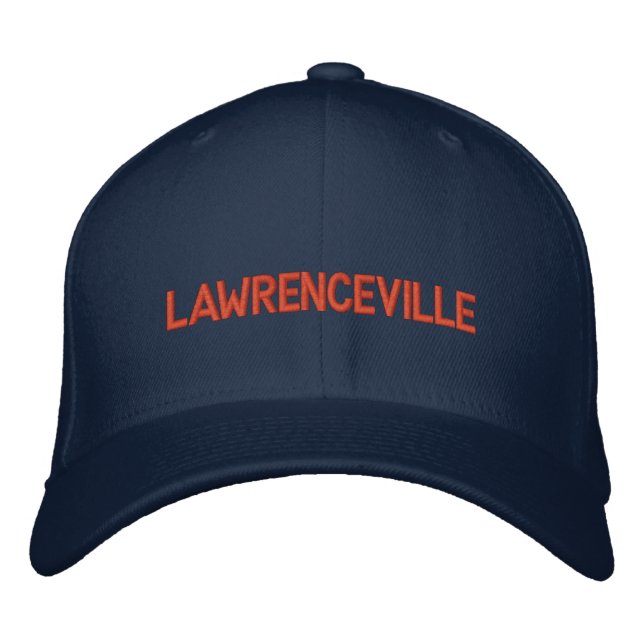 Casquette Brodée Ballcap à l'ancienne de Lawrenceville (Devant)