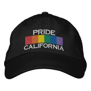 Casquette Brodée Bande de drapeau Gay Rainbow Pride personnalisée