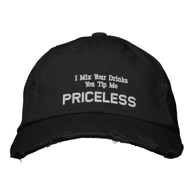 CASQUETTE BRODÉE BARTENDER (Devant)