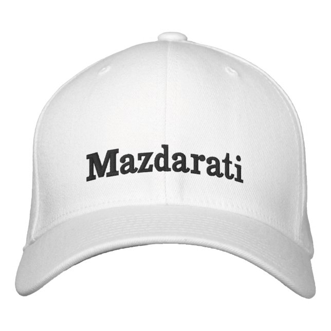 Casquette Brodée Baseballcap Mazdarati (Devant)