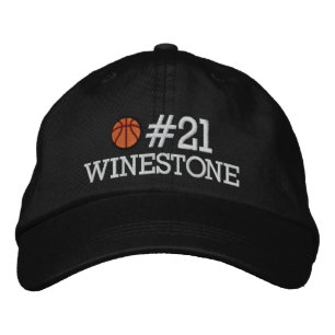 Casquette Brodée Basket - Joueur - Famille - SRF
