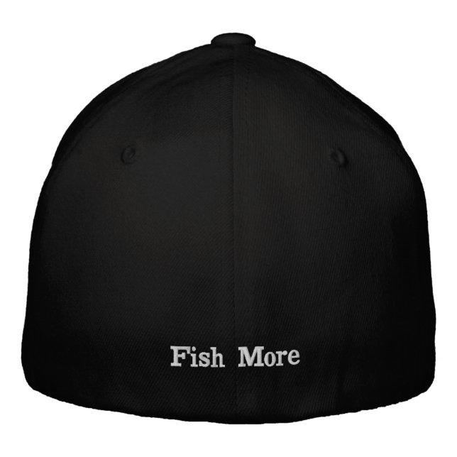 Casquette Brodée Bass Man Fish More Baseball Hat (Dos)