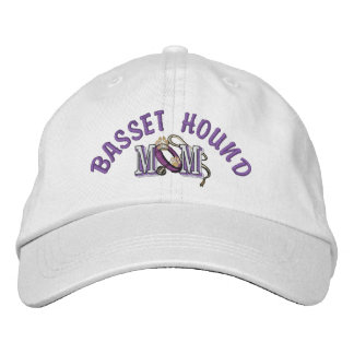 Casquette Brodée Basset Hound Dog MOM