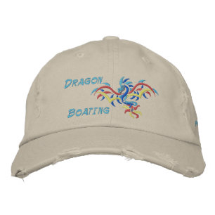 Casquette Brodée Bateau Dragon, sports de dragon soleil,