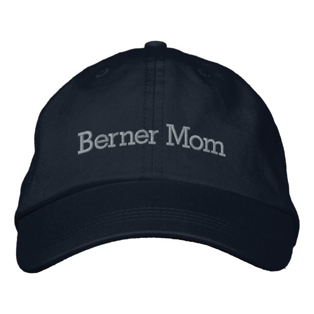 Casquette Brodée Bernese Mountain Dog Mom Berner Mom Minimale Emb (Devant)