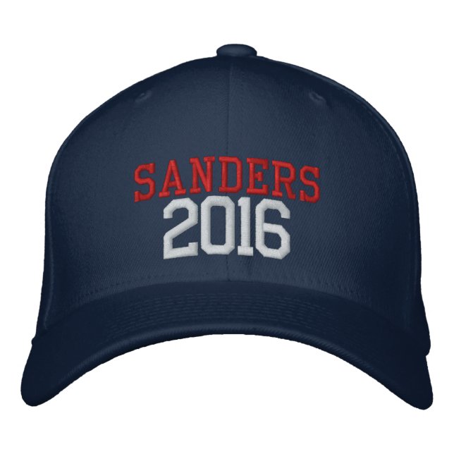 Casquette Brodée Bernie Sanders Président 2016 (Devant)