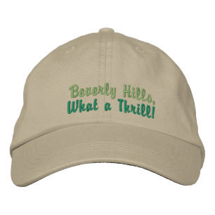 Casquette Brodée Beverly Hills, ce qui un frisson !