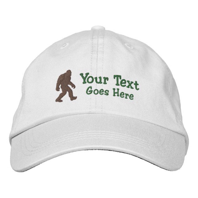 Casquette Brodée Bigfoot Gone Squatchin personnalisable (Devant)