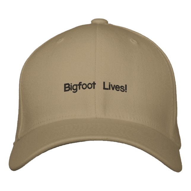 Casquette Brodée Bigfoot vit ! (Devant)