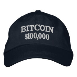 Casquette Brodée Bitcoin 100000