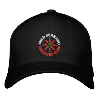 Casquette Brodée Black Mild Serrano Hat
