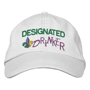 Casquette Brodée Boisson désignée - Mardi Gras
