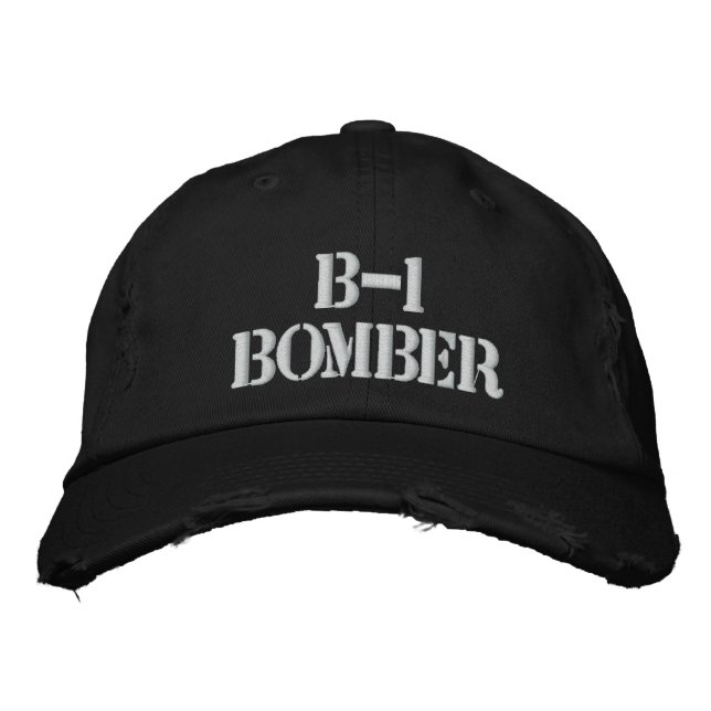 CASQUETTE BRODÉE BOMBE B-1 (Devant)