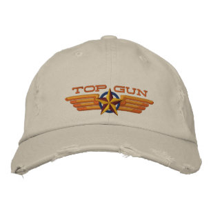 Casquette Brodée Bonnes ailes du pilote d'insigne étoile